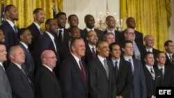 Obama recibe al Miami Heat en la casa Blanca