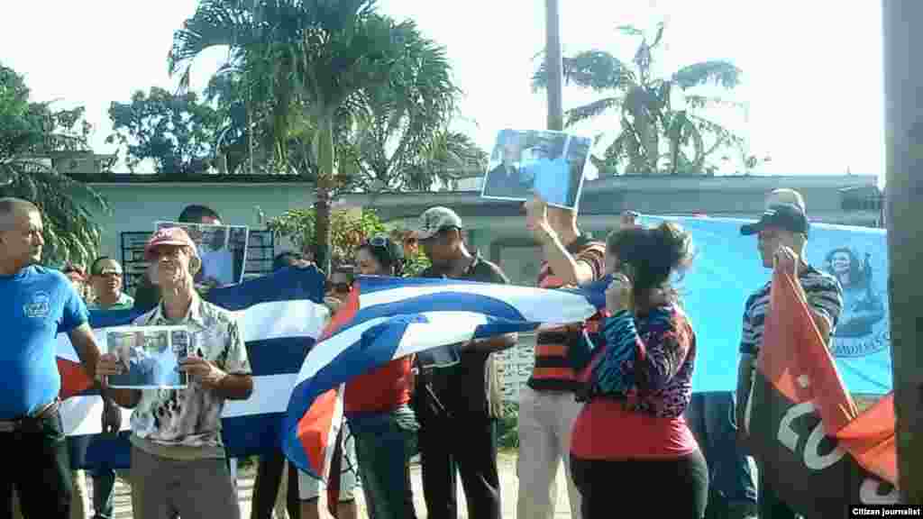 Reporta Cuba Opositores sufren asedio y actos de repudio Placetas Foto Donaida Pérez