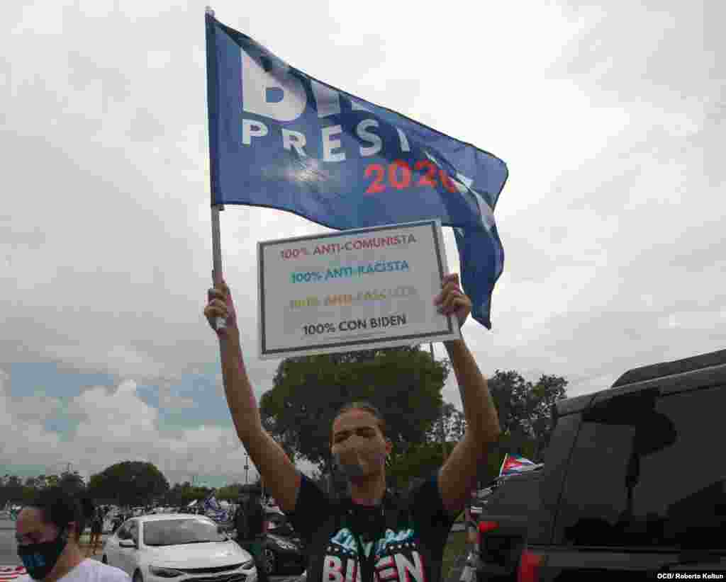 Visita del Ex Presidente Barak Obama a la FIU North Campus apoyo al candidato Joe Biden.