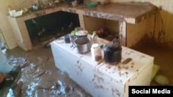 Daños en una vivienda tras las inundaciones en San Antonio del Sur. (Hadikson Jr Alvarez/Facebook)